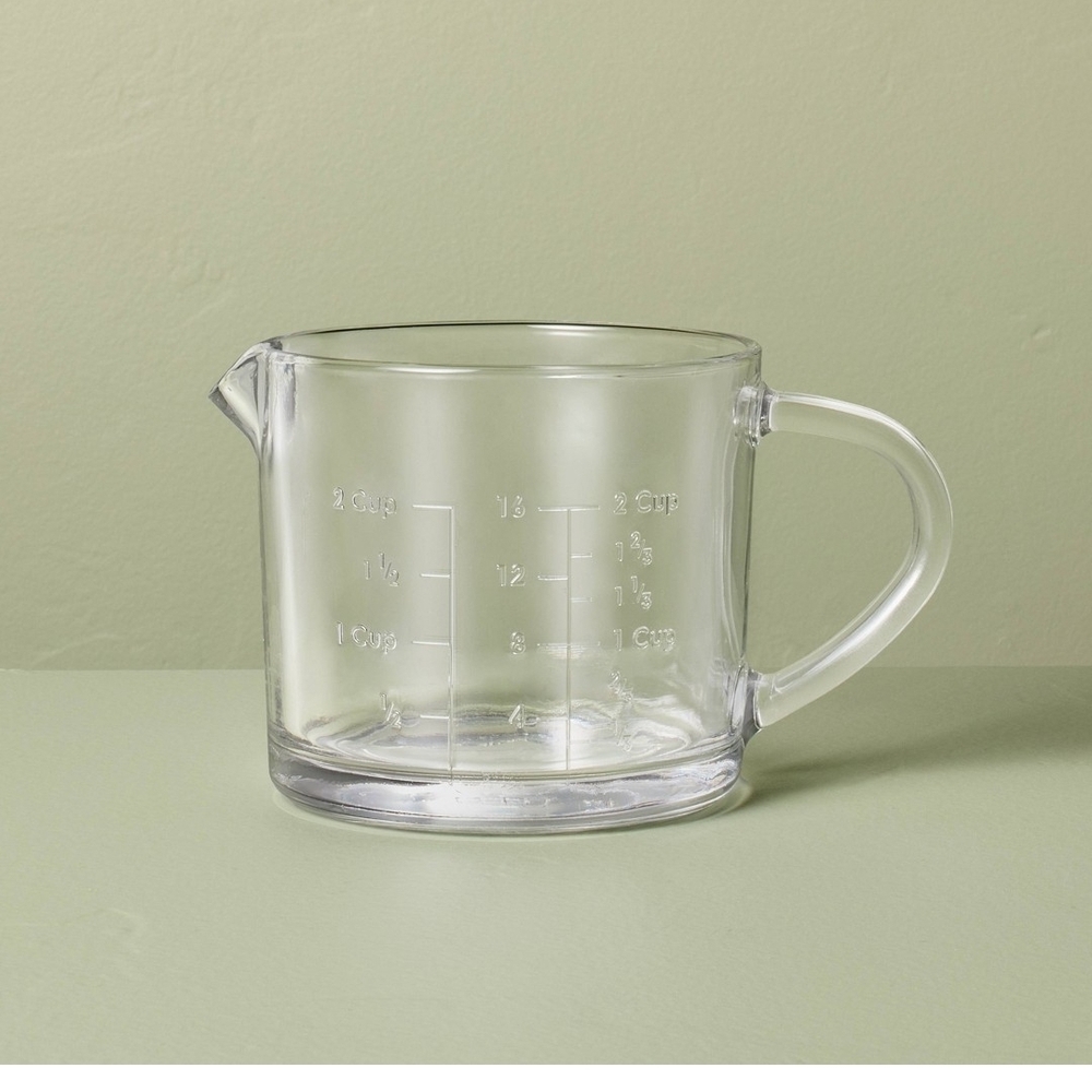 Hearth And Hand Clear Glass Measuring Cup
